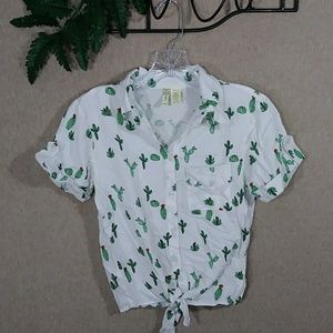 Japna top cactus print XS